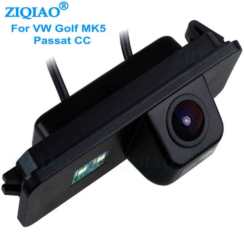 ZIQIAO for VW Scirocco Passat B6 Tiguan Golf Eos Beetle Touareg Skoda Superb Seat Altea Leon HD Reverse Parking Camera HS044
