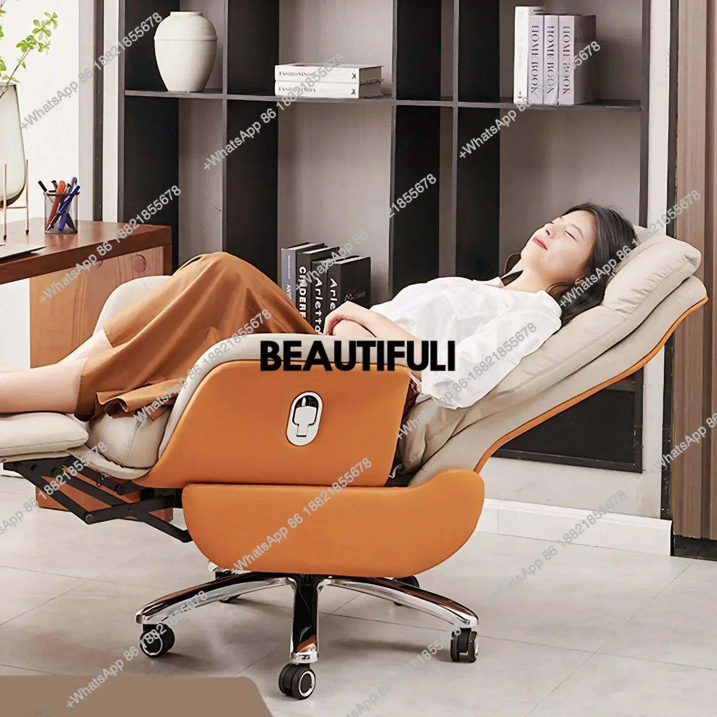 Q181  Makeup Chair on Wheels Cheap Gamer Chair Promotion Portable Folding Chairs for Home Office  Modern Armchairs