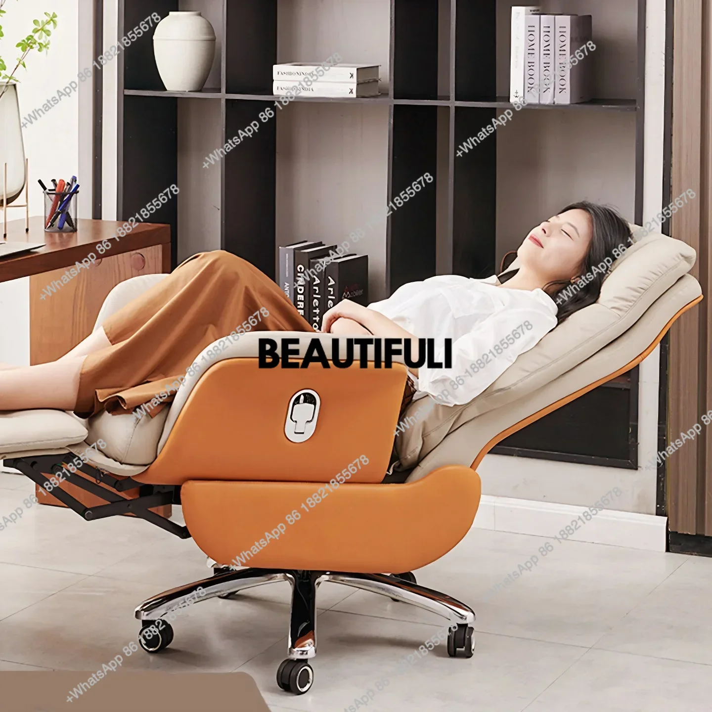 Makeup Chair on Wheels Cheap Gamer Chair Promotion Portable Folding Chairs for Home Office  Modern Armchairs