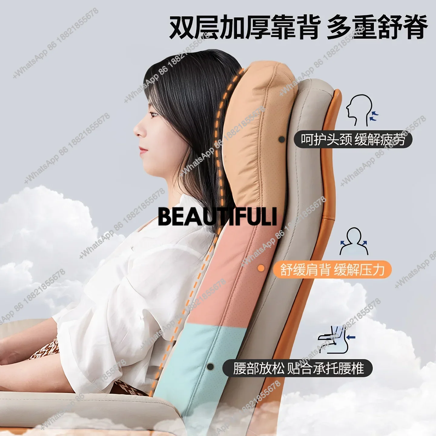 Makeup Chair on Wheels Cheap Gamer Chair Promotion Portable Folding Chairs for Home Office  Modern Armchairs
