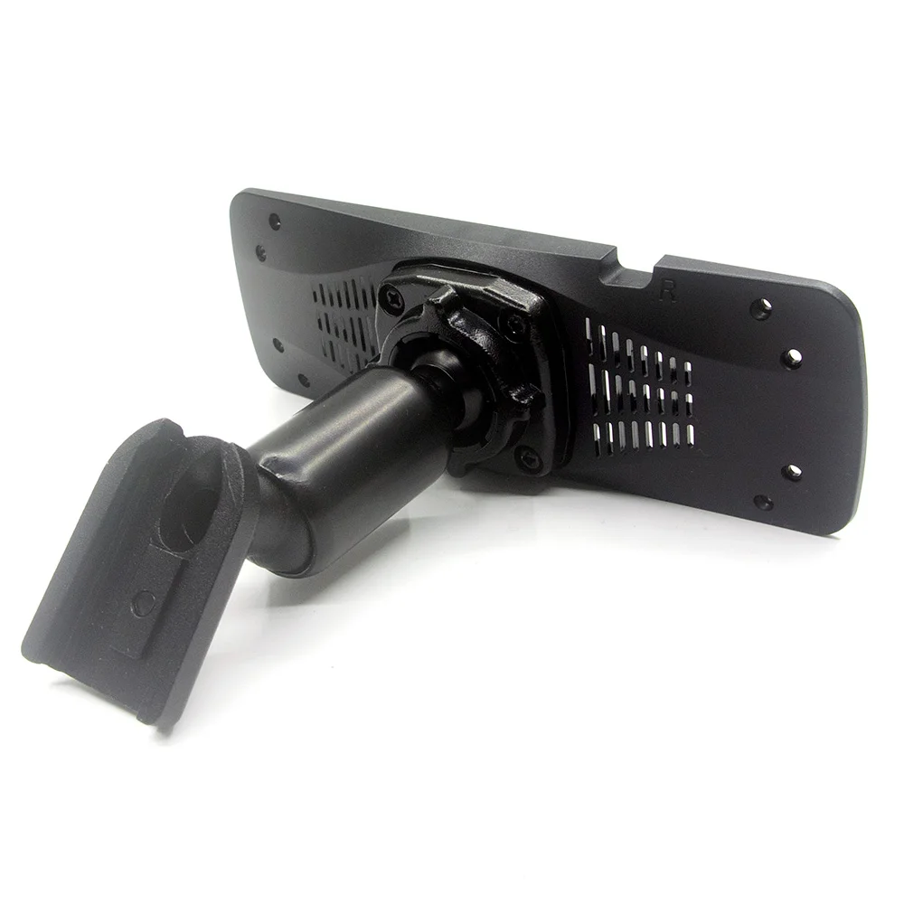ANSHILONG Car Interior Mirror Bracket + Back Plate Panel 11.8 X 4.1 CM Screw Spacing for Car DVR AZdome PG17pro/PG17max