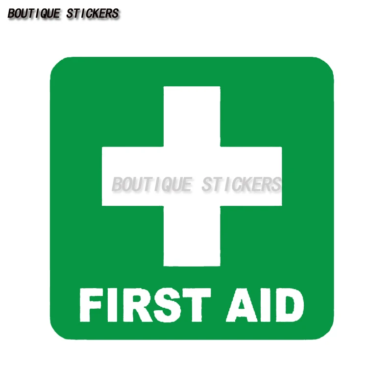 AED automatic external defibrillator safety sign, emergency first aid kit, emergency door, self-adhesive waterproof PVC sticker