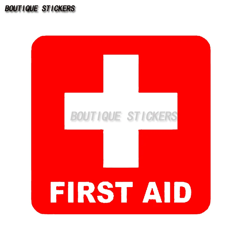 AED automatic external defibrillator safety sign, emergency first aid kit, emergency door, self-adhesive waterproof PVC sticker