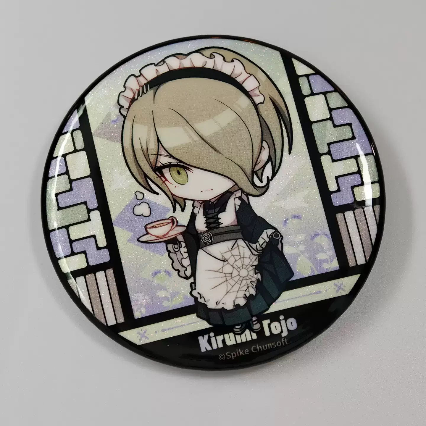 Anime Danganronpa Kaede Akamatsu Saihara Shuichi Cosplay Genuine Tinplate Badge Brooch Cartoon Safety Pin Backpack Decoration