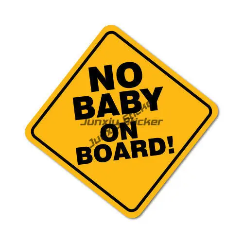 Baby on Board Cartoon Vinyl Sticker Cool Car Decal for Truck Off Road Vehicle Window Bumper Scratch Resistant Safety Accessories