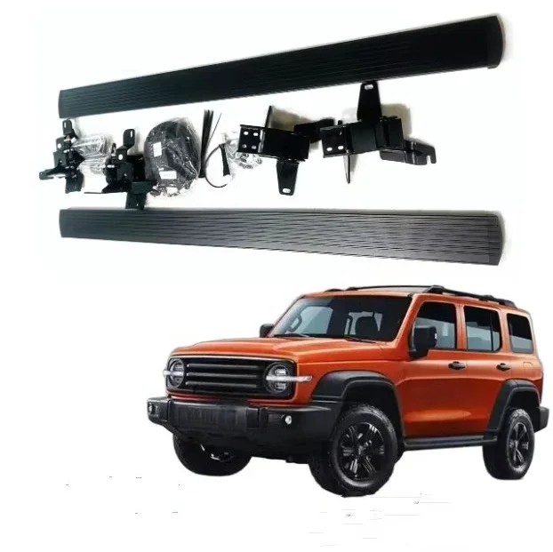 2025 New Auto Parts Electric Side Steps for Tank 300 SUV Waterproof Off-Road Running Boards