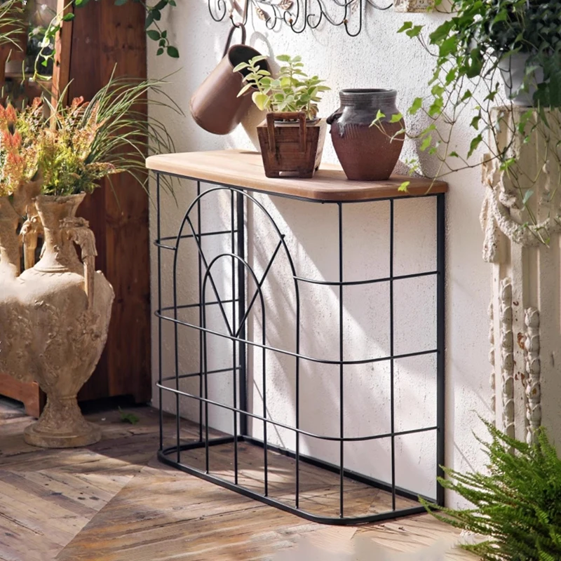 French Elegant Console Tables Aesthetic  Slim Chic Console Tables  Mid Century Meuble Salon Furniture Living Room