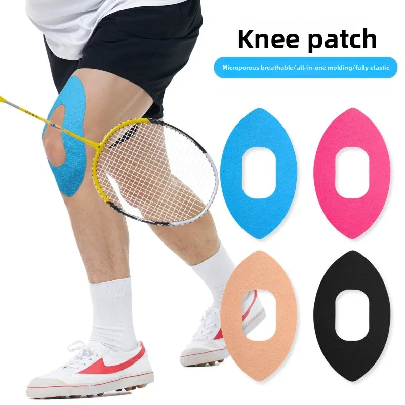 30PCS Knee Joint Protector Pre-Cut Kinesiology Muscle Tape Anti-Strain Adhesive Patch for Gym Sports Daily Exercise Care
