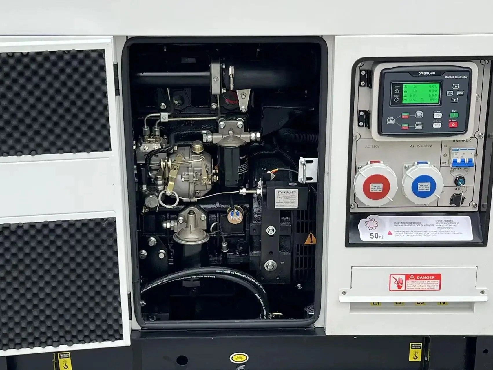 15KW Generator 230V 50/60Hz Super Silent Single Phase Air Cooled Generator Set for Home Use Emergency Power Backup