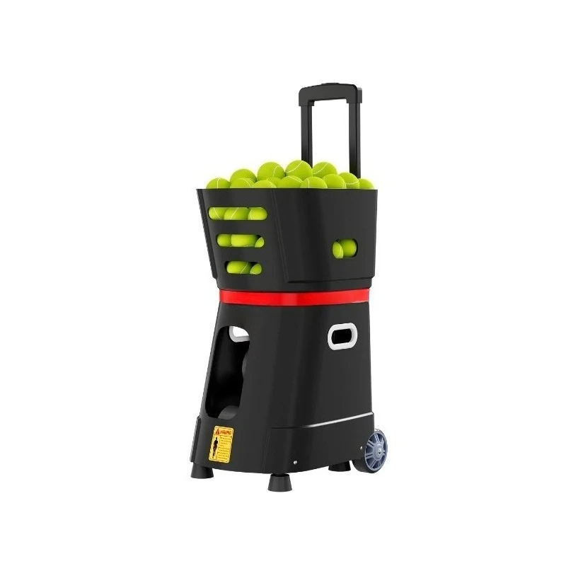 Portable Automatic Padel and Tennis Ball Machine - Durable ABS Material Adjustable Speed for Professional Training