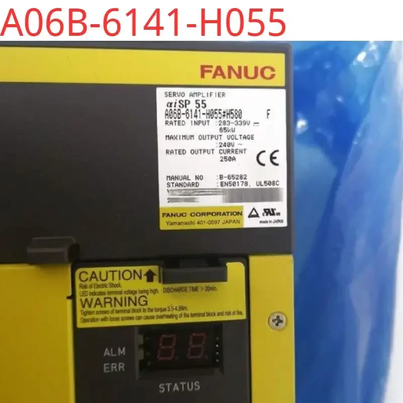 A06B-6141-H055 second-hand tested ok  Servo Drive in good Condition