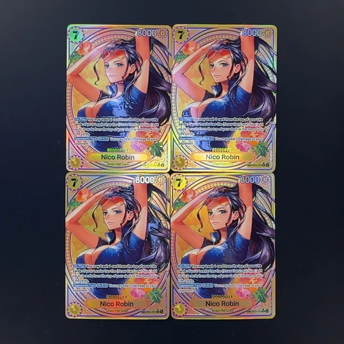 One Piece TCG OPCG 3D Textured Card EB03 Heroins Boa Robin Nami Vivi Perona Reiju Uta Tashigi Koala Anime Collectible Cards