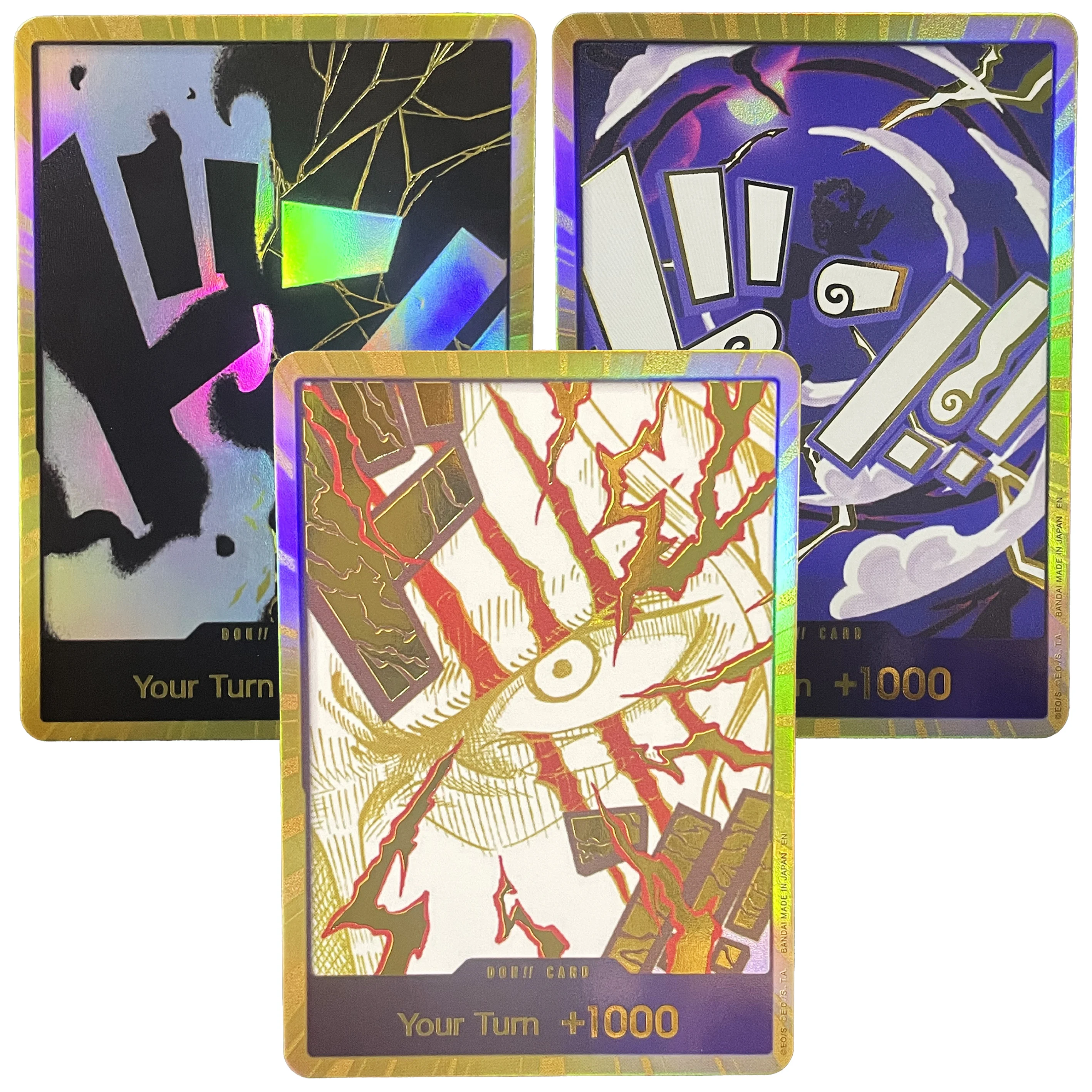 Gold Foil DON!! Cards PRB02 The Best Vol-2 One Piece OPCG EN Single Shanks Gear5 Luffy Blackbeard Collectible Trading DIY Cards