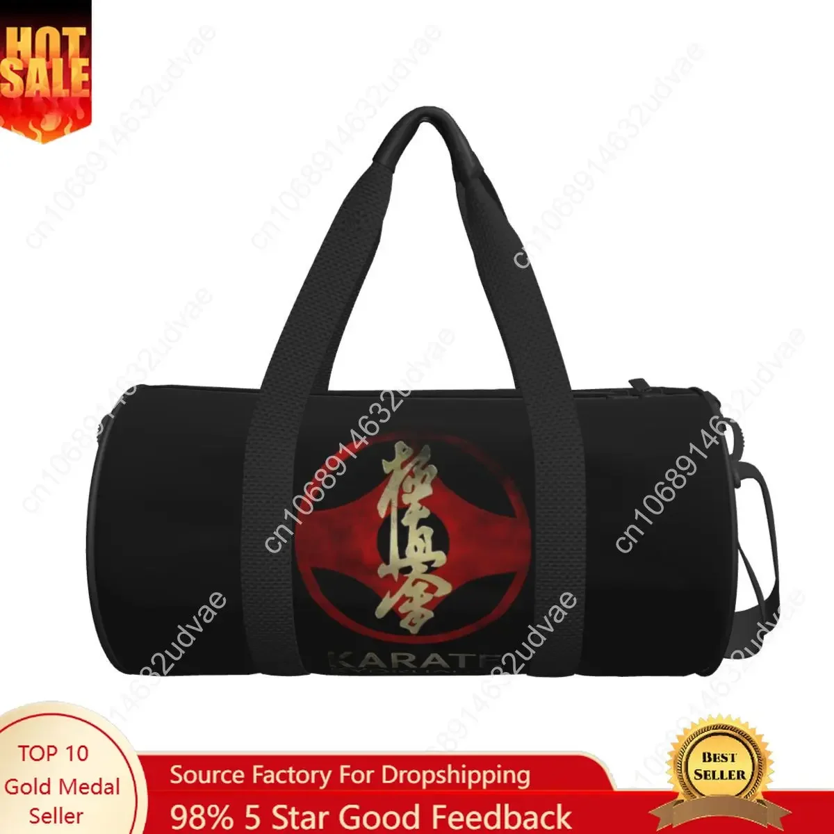 Taekwondo Korea Martial Arts Classic Gym Bag Portable Sports Bags with Shoes Training Design Handbag Vintage Fitness Bag For Men