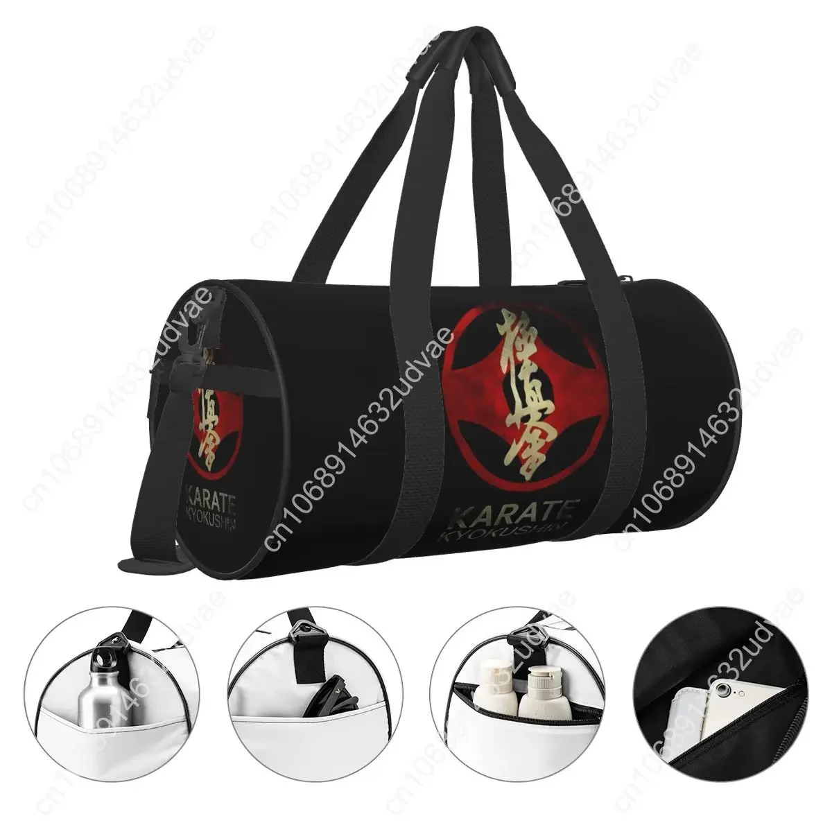 Taekwondo Korea Martial Arts Classic Gym Bag Portable Sports Bags with Shoes Training Design Handbag Vintage Fitness Bag For Men