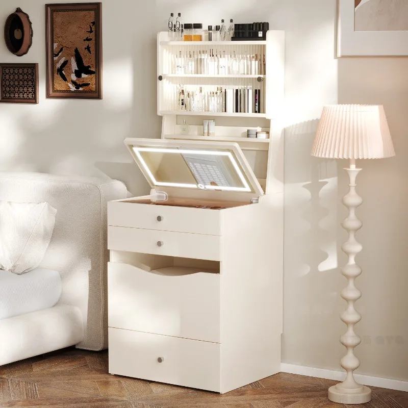 Wooden Transparent Vanity Table Vintage Room Decor Professional Makeup Dressing Table Beauty Mesa De Maquillaje Home Design