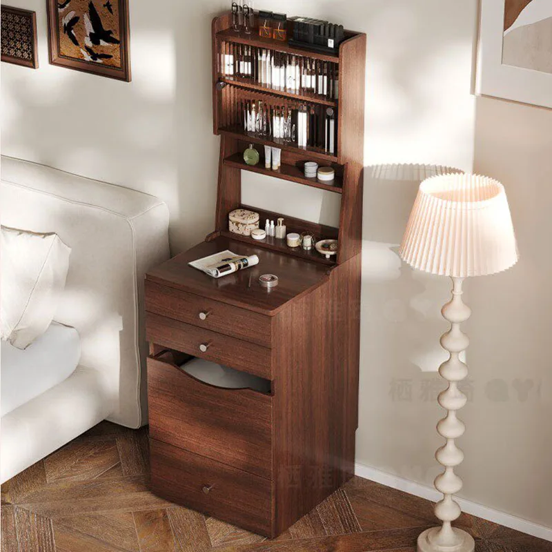 Wooden Transparent Vanity Table Vintage Room Decor Professional Makeup Dressing Table Beauty Mesa De Maquillaje Home Design