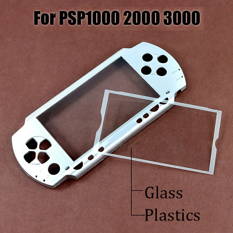 YUXI 1PC For PSP Console LCD Screen Display Glass/Plastic Len for PSP 1000 2000 3000 Game Console