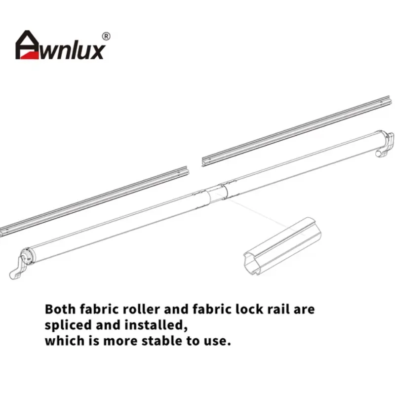STLF Aluminum Alloy Frame Rv Exterior Accessories Trailer caravan Motorhome Camper Rv Slide Out Awning
