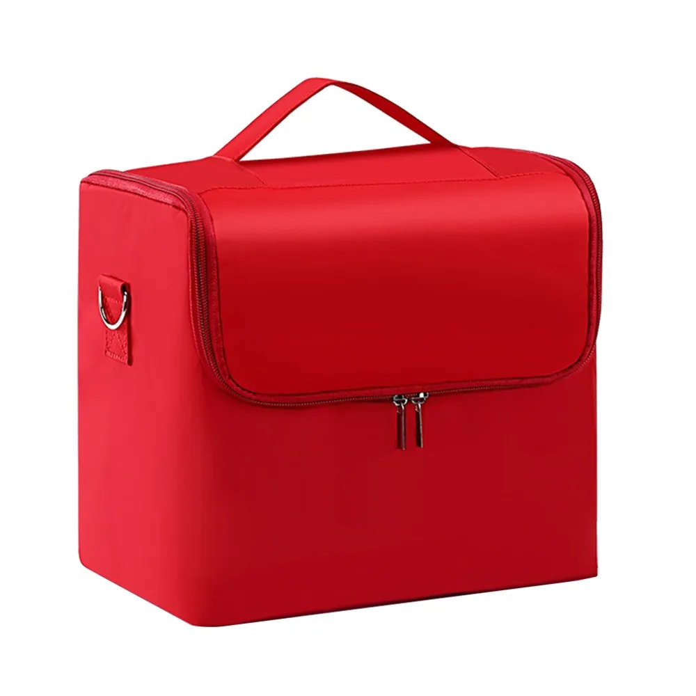 Multi-Layer Nail Art Tool Box Waterproof Large Capacity Cosmetic Storage Box Portable Handle Multi-Functional Makeup Train Case