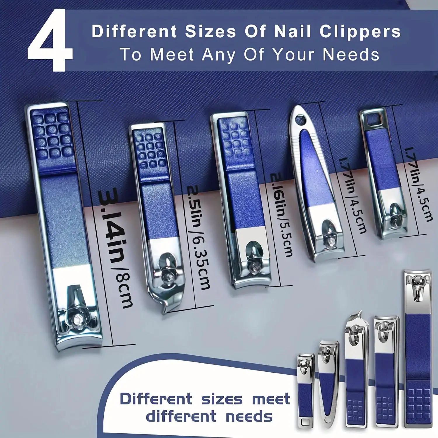30 in 1 Manicure Set Nail Clipper Set Nail Kit for Women Men Stainless Steel Manicure Kit Professional with Travel Case Multiple