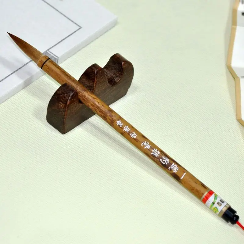 Ou Style Regular Script Mixed Hair Calligraphy Brushes Set Yan Zhengqing Regular Script Chinese Brush Running Script Art Supply