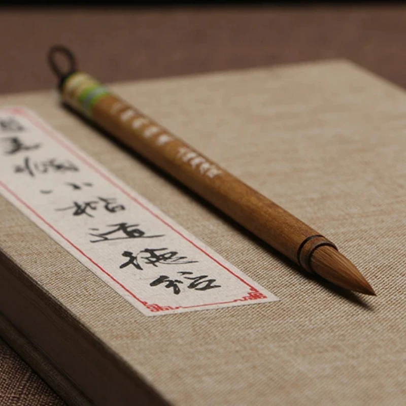 Ou Style Regular Script Mixed Hair Calligraphy Brushes Set Yan Zhengqing Regular Script Chinese Brush Running Script Art Supply