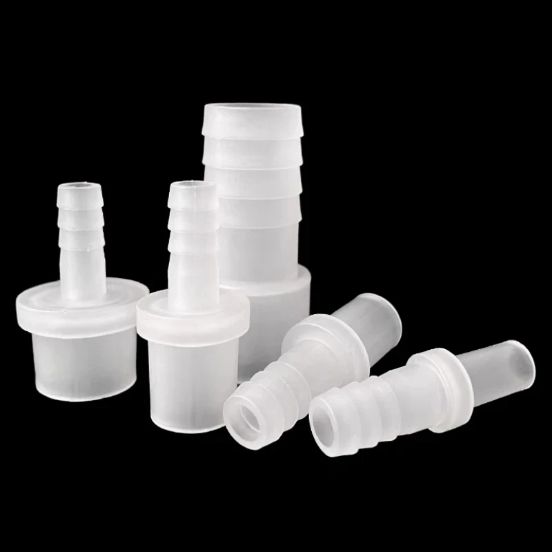 3~50PCS 9.5~18mm Flat To 8 10mm Food Grade PP Pagoda Direct Connectors Aquarium Tank Air Pump Hose Joint Irrigation Accessories