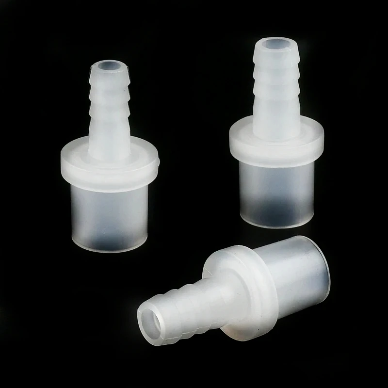 3~50PCS 9.5~18mm Flat To 8 10mm Food Grade PP Pagoda Direct Connectors Aquarium Tank Air Pump Hose Joint Irrigation Accessories
