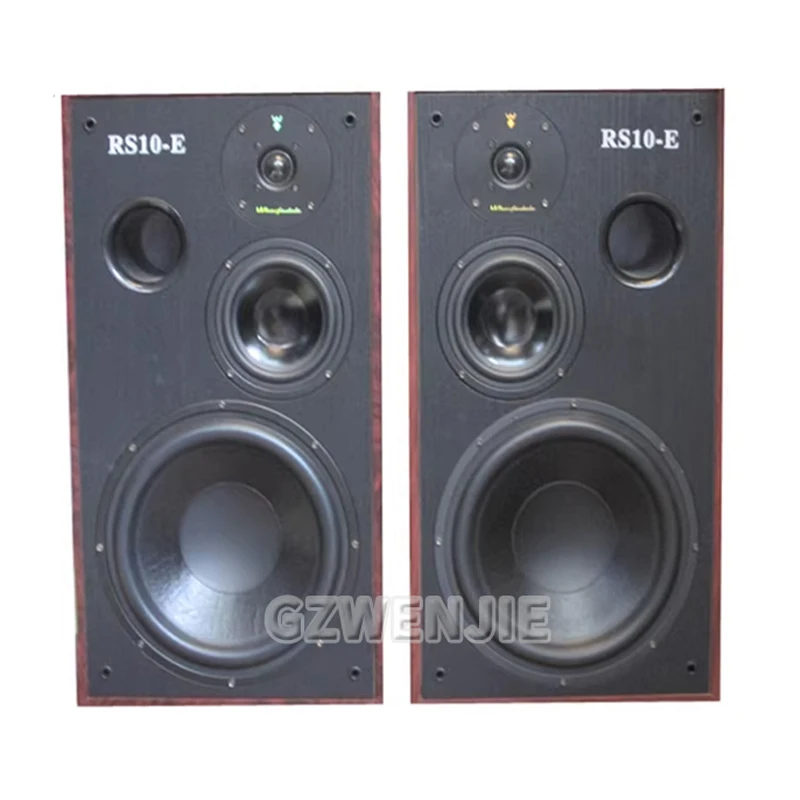 250W 8Ohm High School Low 10 Inch Speaker Bass Silk Film Tweeter RS10-E Hifi Bookshelf Speaker Passive Monitor Fever Sound Box