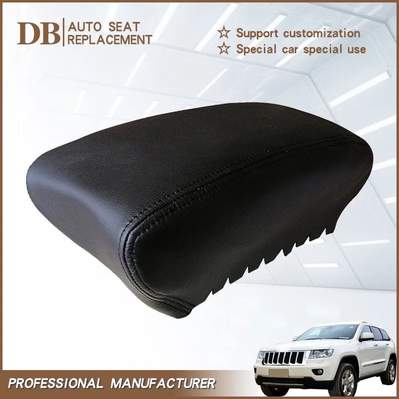For JEEP Grand Cherokee 2011-2019 Center Console Armrest Protection Cushion Breathable Armrest Box Cover Pad Car Accessories