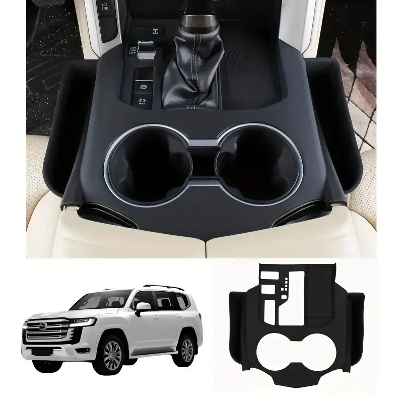 [Left Hand Drive] Car Silicone Central Console Storage Box Protection for Toyota Land Cruiser 300 LC300 Series 2022-2024