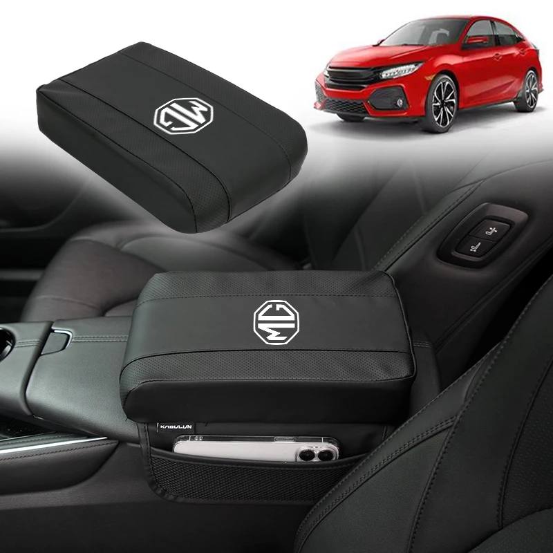 Car Armrest Box Pad Console Protector Cover Booster Mat Accessories For Morris Garages MG 6 3 5 7 TF ZR ZS HS GS GT Hector RX5