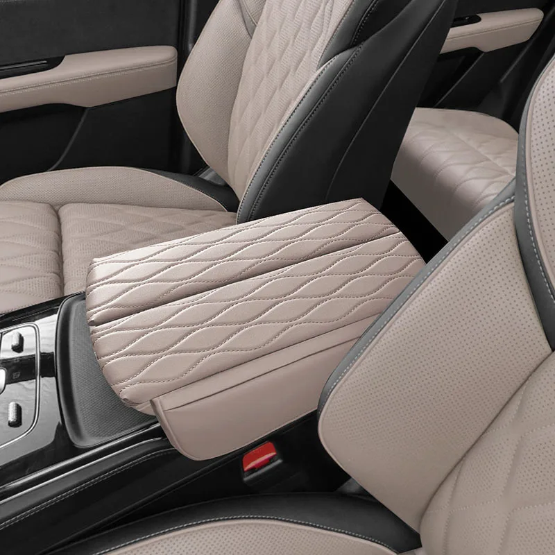 Car Leather Center Console Armrest Box Mat Pad Cover For BYD Tang DMP/DMI/EV/DM 2021 2022 2023 2024