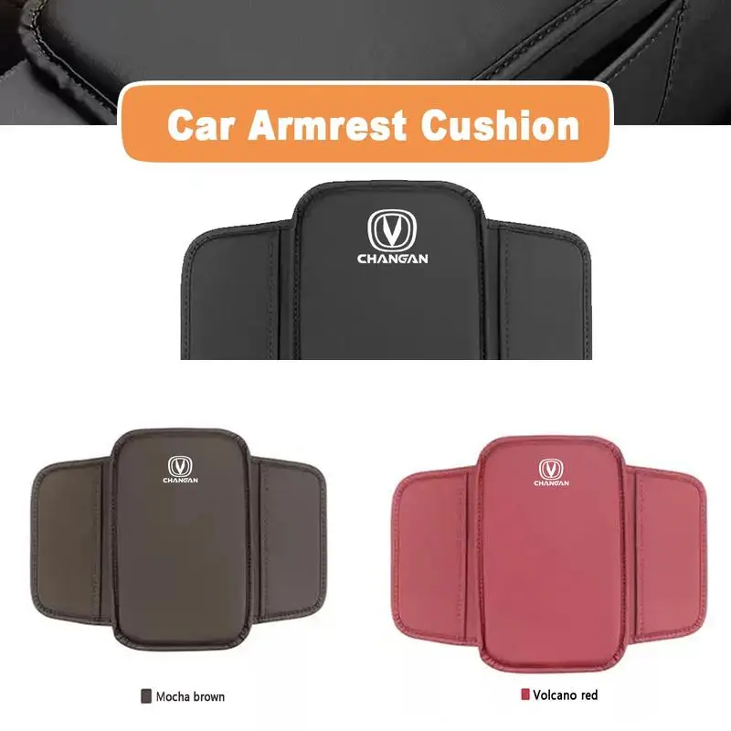 Premium Leather Armrest Cover, Comfortable Console Pad for Changan CS75 Plus CS55 UNI-T UNI-K Eado