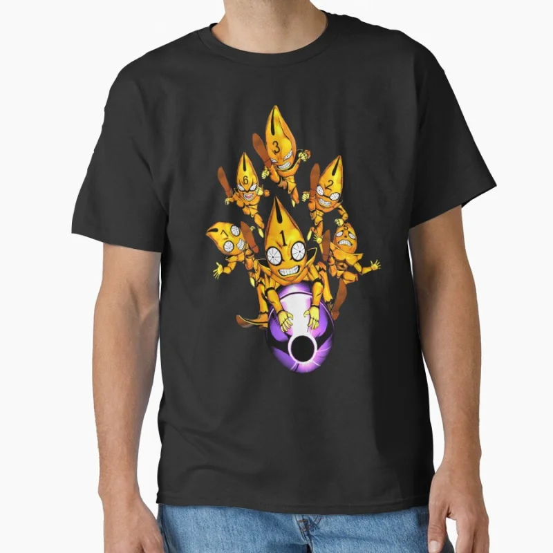 the six bullets JJBA 80s Manga Jojos bizarre adventure  Anime t shirt for men Large size Tops S-6XL 100% cotton mens Clothes