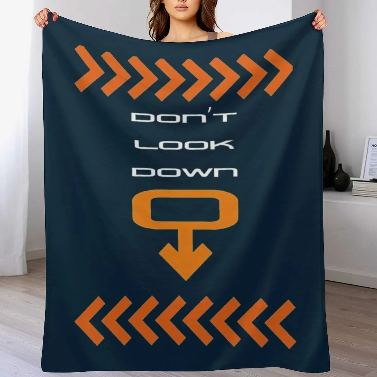 Oblivion Alton Towers Dont Look Down Throw Blanket Machine Washable Soft Warm Blanket