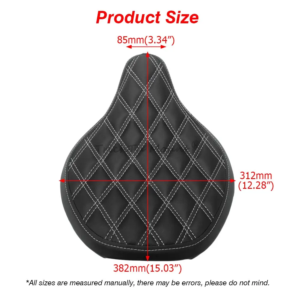 1 Pc High Quality Motorcycle Classic Design Seat Fits For Triumph Bonneville Bobber 2017-2025 Black Models 2018-2020 Black White