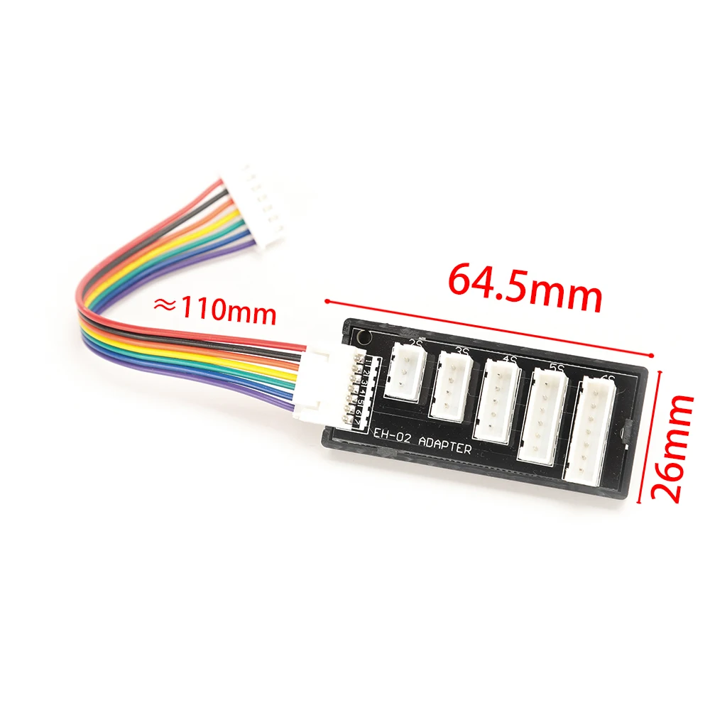 Balance Charging Board Adapter Balanced Charger Interface Adaptor Plate 6S to 2-6S For RC Model LiPO Battery Charger Port XH2.54