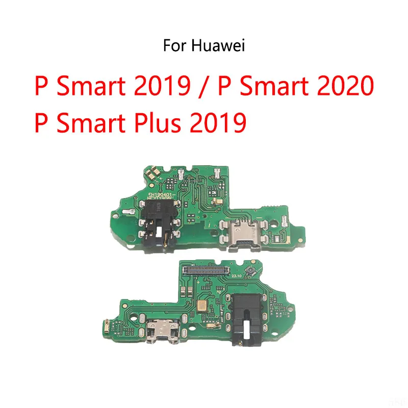 USB Charging Dock Port Socket Jack Connector Charge Board Flex Cable For Huawei P Smart Plus 2019 / P Smart 2020