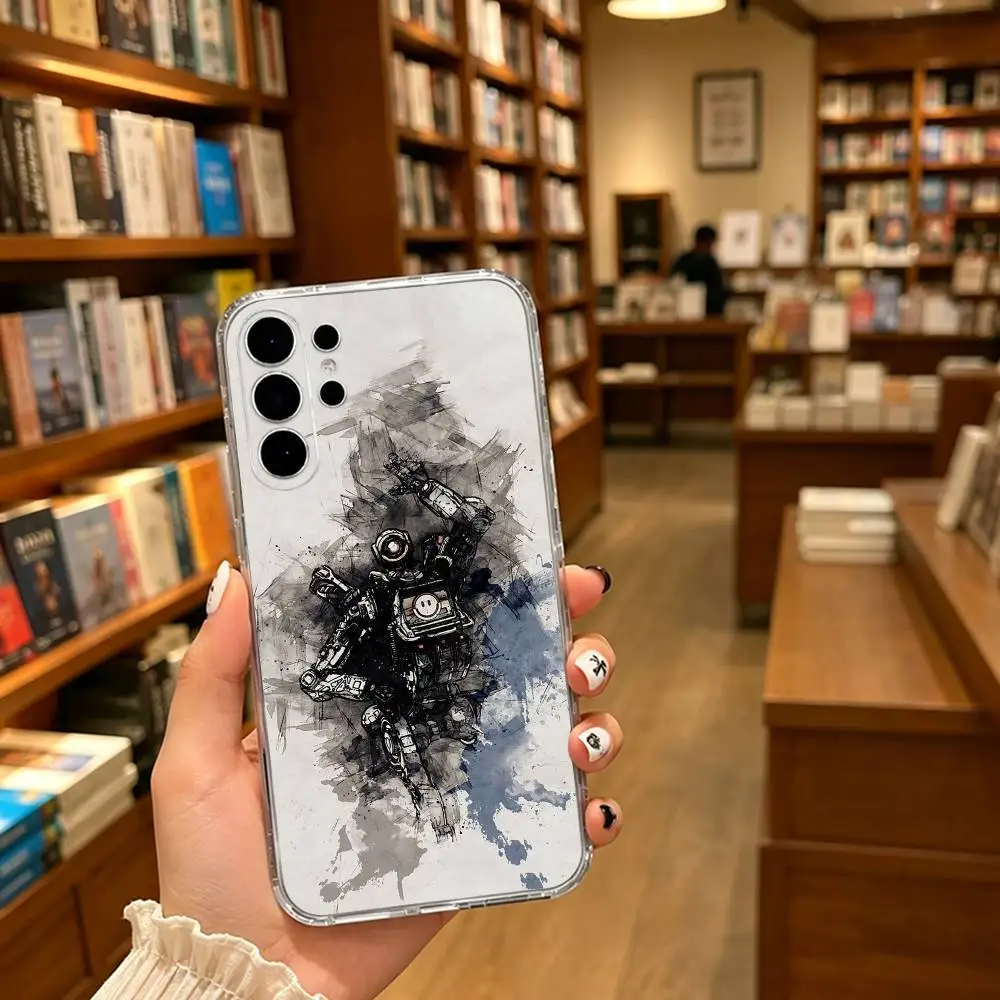A-Apex Legends-gun-game Transparent phone Case For Samsung S25,24,21,22,21,20,10,S9Ultra,Plus,Fe,Lite