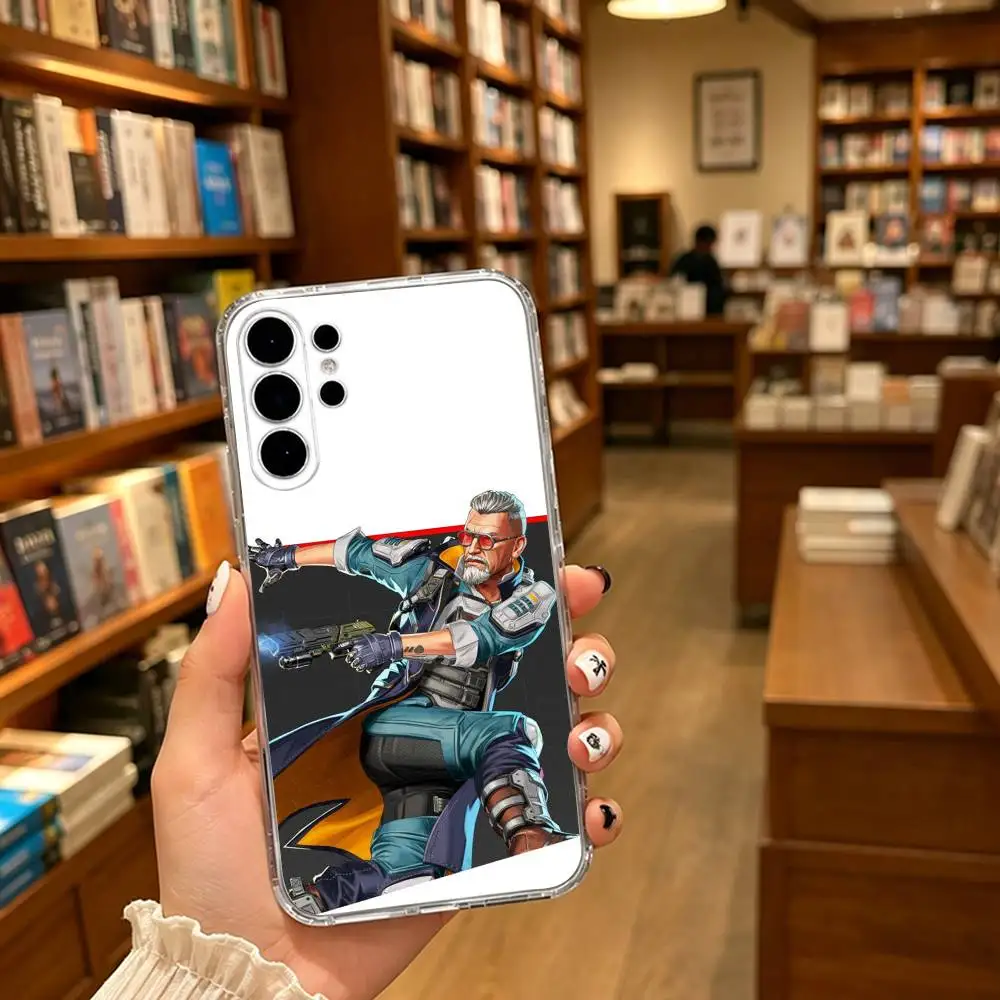A-Apex Legends-gun-game Transparent phone Case For Samsung S25,24,21,22,21,20,10,S9Ultra,Plus,Fe,Lite