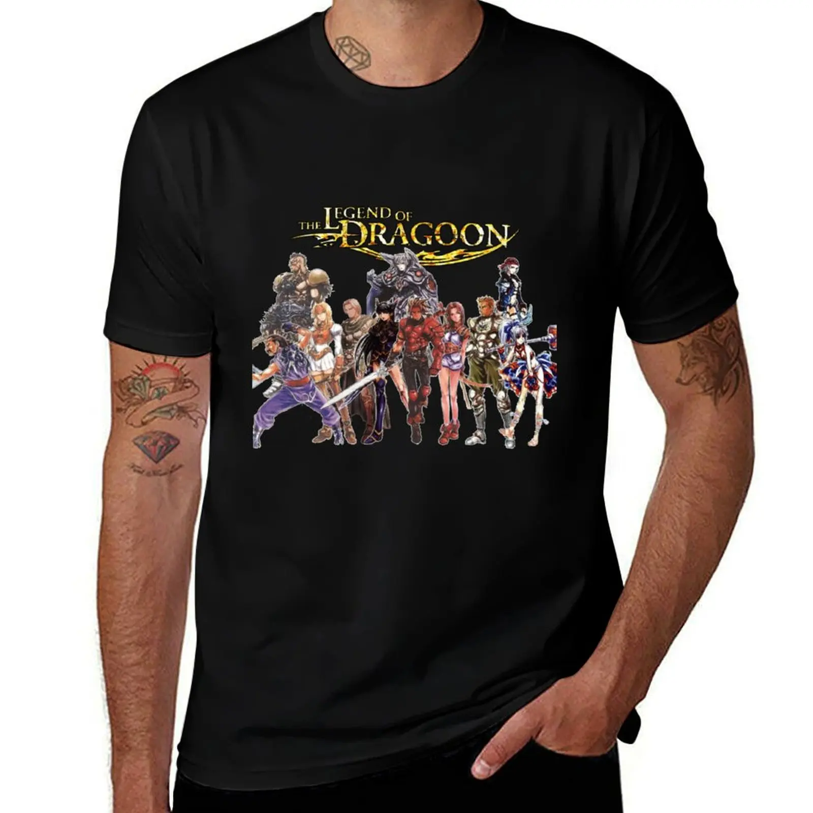 Legend of Dragoon Humans T-Shirt anime t shirts for man T-Shirt