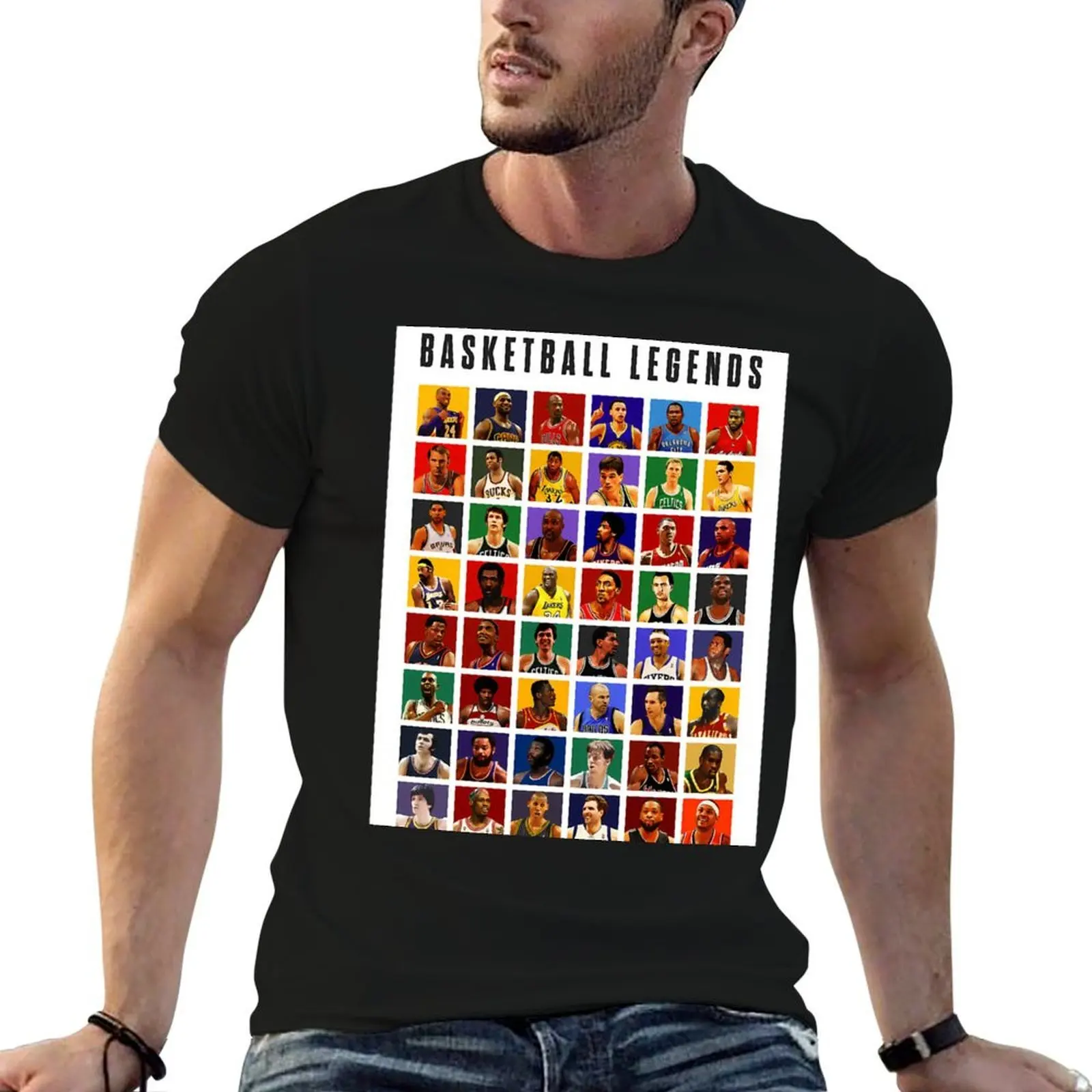 Basketball Legends T-Shirt printed t shirts for man t shirts for man graphic tees anime tshirt T-shirt