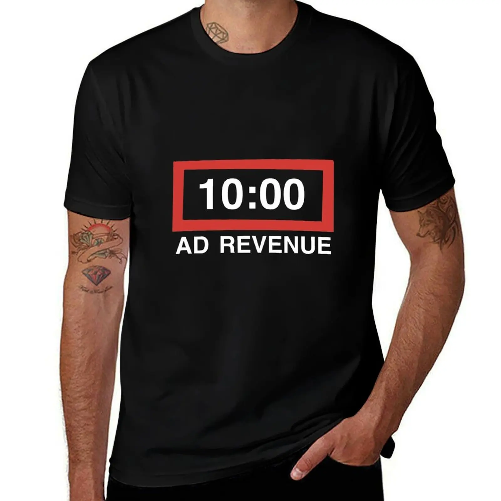 10:00 Ad Revenue (Pyrocynical Design) T-Shirt t shirt man plain T-Shirt