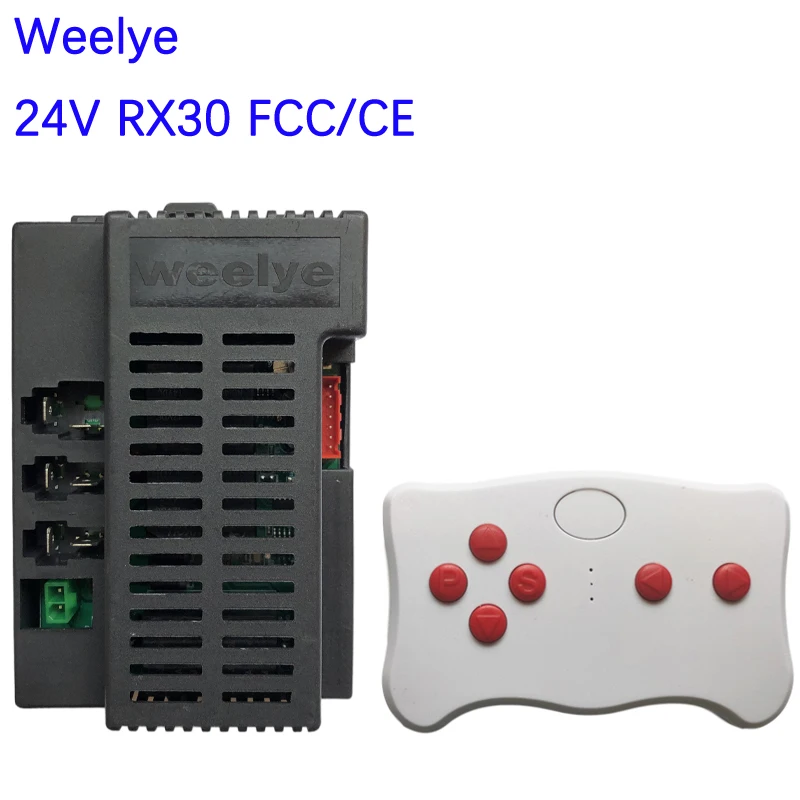 Weelye 24V RX30 200W FCC Children's Electric Car 2.4G Remote Control Transmitter Receiver, Ride On Toys Motherboard Central