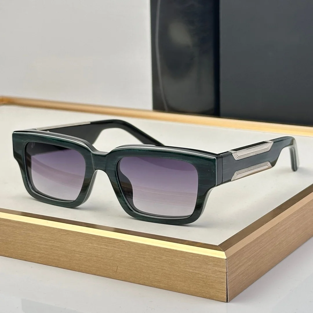 MAY BLAZE Top Quality Mens Sunglasses for Women Classic Punk Luxury Acetate UV400 Designer Sunglasses With Box