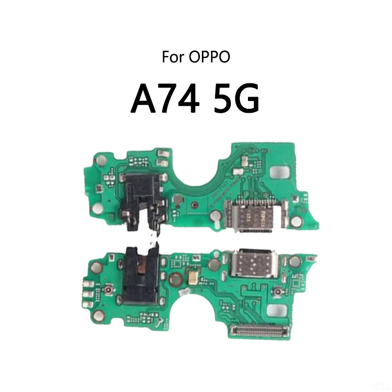 USB Charge Dock Port Socket Jack Plug Connector Flex Cable For OPPO A74 4G 5G Charging Board Module