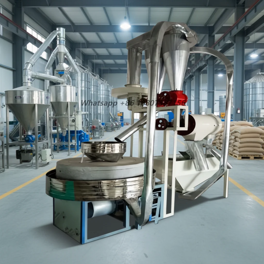Automatic flour milling machine for wheat and corn flour