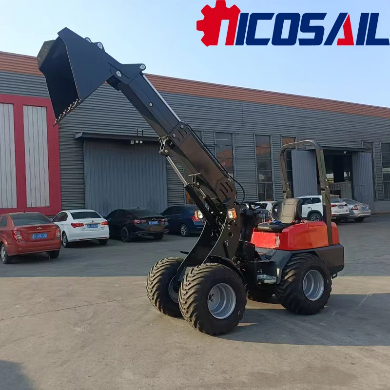 KZL918 Mini Telescopic Wheel Loader CE Certified Compact Hydraulic Telehandler Customizable OEM Service